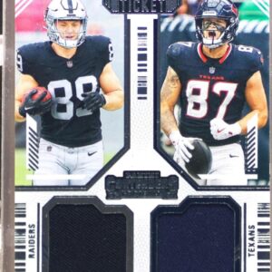 2024 Contenders Brock Bowers / Cade Stover JSY RC #DS-16 Texans Rookie Dual