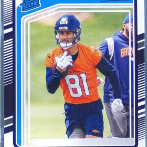 2024 Donruss Devaughn Vele RC #395 Broncos