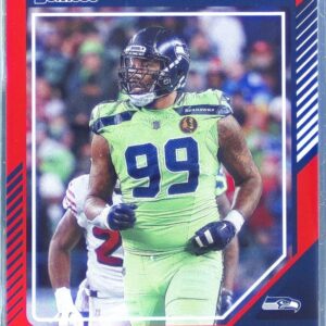 2024 Donruss Leonard Williams Press Proof Red 23 Seahawks