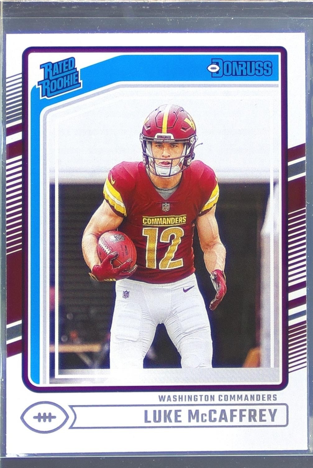 2024 Donruss Luke McCaffrey RC #302 Commanders