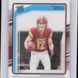 2024 Donruss Luke McCaffrey Rated Rookie RC 302 Commanders