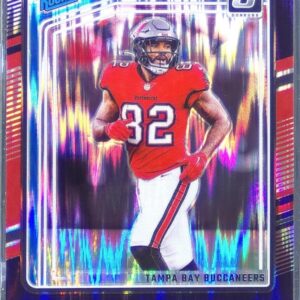 2024 Donruss Optic Devin Culp Purple Shock RC #226 Buccaneers
