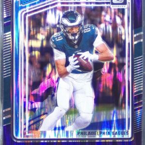 2024 Donruss Optic Johnny Wilson Purple Shock RC #256 Eagles