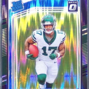 2024 Donruss Optic Malachi Corley Purple Shock RC #270 Jets