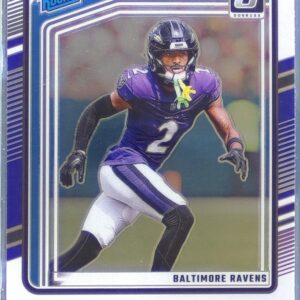 2024 Donruss Optic Nate Wiggins RC #281 Ravens