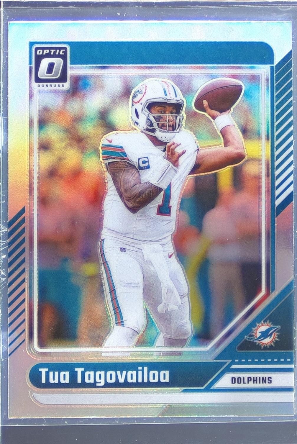 2024 Donruss Optic Tua Tagovailoa Holo #120 Dolphins