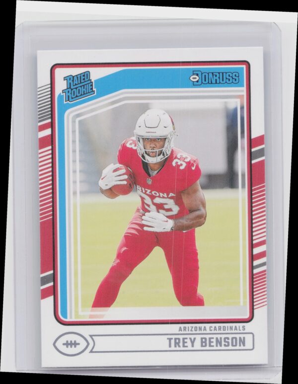 2024 Donruss Trey Benson RC 326 Cardinals