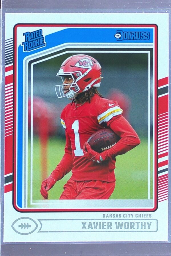 2024 Donruss Xavier Worthy RC 398 Chiefs