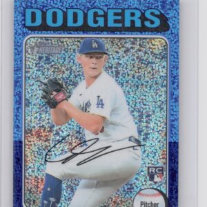 2024 Heritage Emmet Sheehan Chrome Blue Sparkle Refractor #187 Dodgers