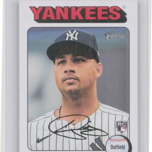 2024 Heritage Everson Pereira White Border RC #348 Yankees