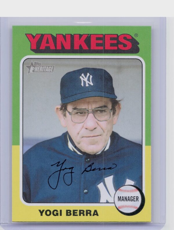 2024 Heritage Yogi Berra #123 Yankees