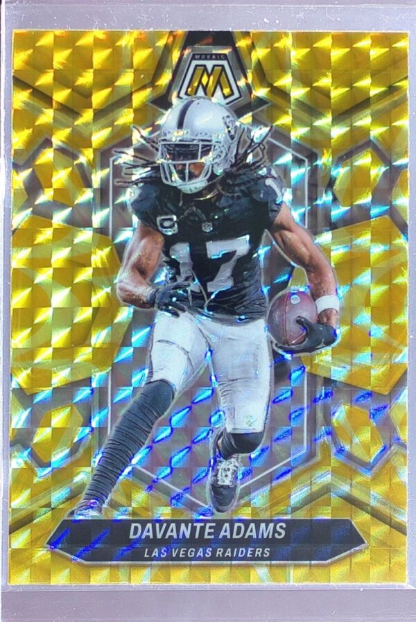 2024 Mosaic Davante Adams Mosaic Reactive Yellow 115 Raiders
