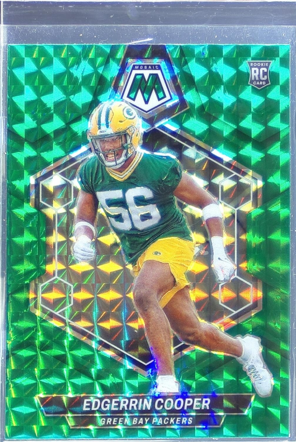 2024 Mosaic Edgerrin Cooper Mosaic Green RC #344 Packers