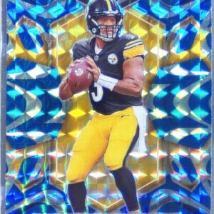 2024 Mosaic Russell Wilson Mosaic Reactive Blue 183 Steelers