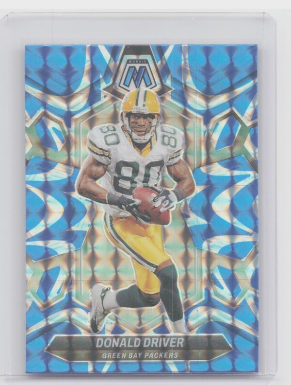 2024 Panini Mosaic Donald Driver Mosaic Reactive Blue 248 Packers