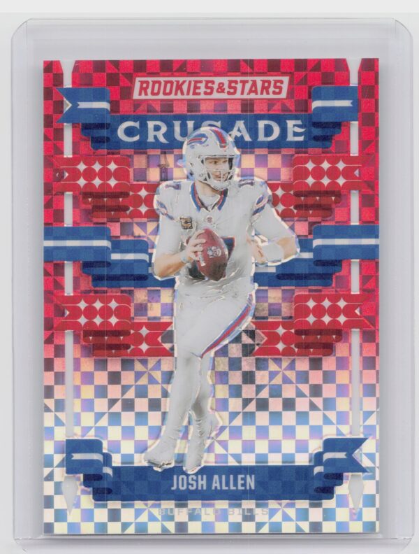 2024 Panini Rookies & Stars Josh Allen #C-JAN Bills Crusade Red Plaid