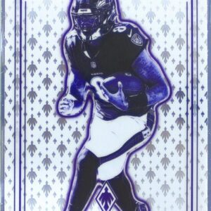 2024 Phoenix Lamar Jackson #CON-LJN Ravens Contours Purple