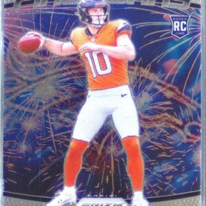 2024 Prizm Bo Nix RC #23 Broncos Fireworks