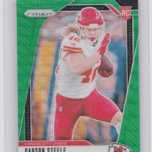 2024 Prizm Carson Steele Green Wave 377 Chiefs