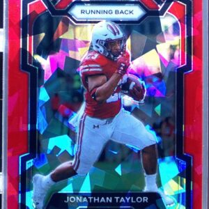 2024 Prizm Collegiate Draft Picks Jonathan Taylor Red Ice 57 Badgers