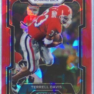 2024 Prizm Collegiate Draft Picks Terrell Davis Red Ice 39 Bulldogs