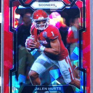 2024 Prizm Draft Picks Jalen Hurts Red Ice #99 Sooners