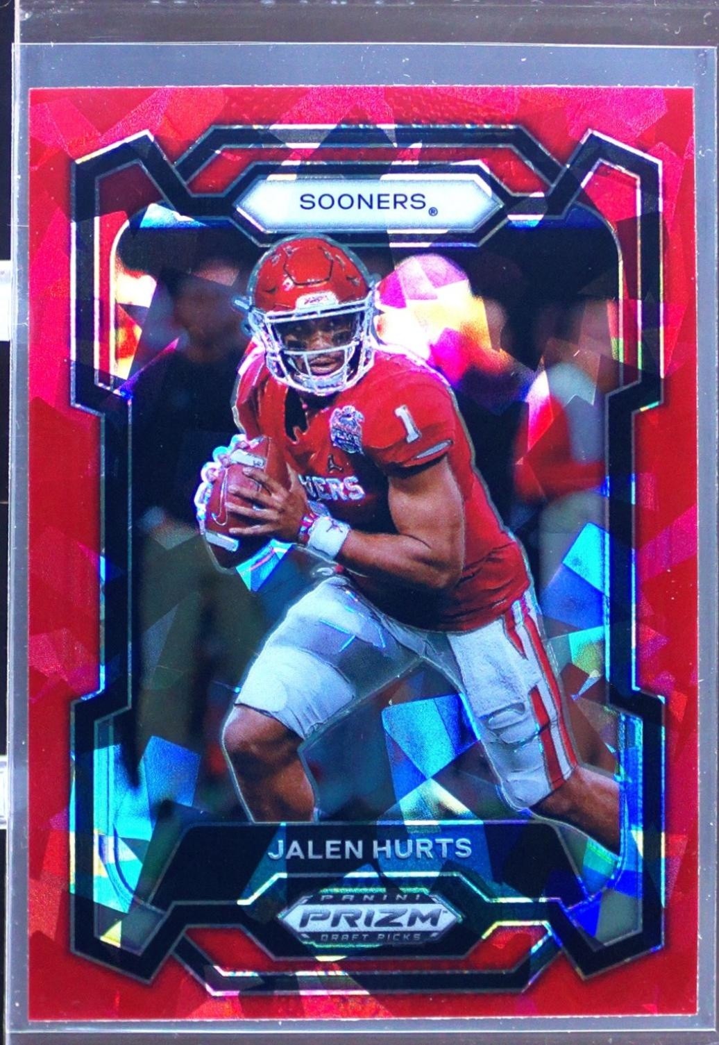 2024 Prizm Draft Picks Jalen Hurts Red Ice #99 Sooners