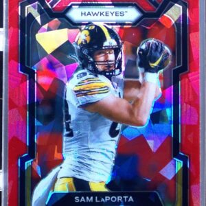 2024 Prizm Draft Picks Sam LaPorta Red Ice #45 Hawkeyes