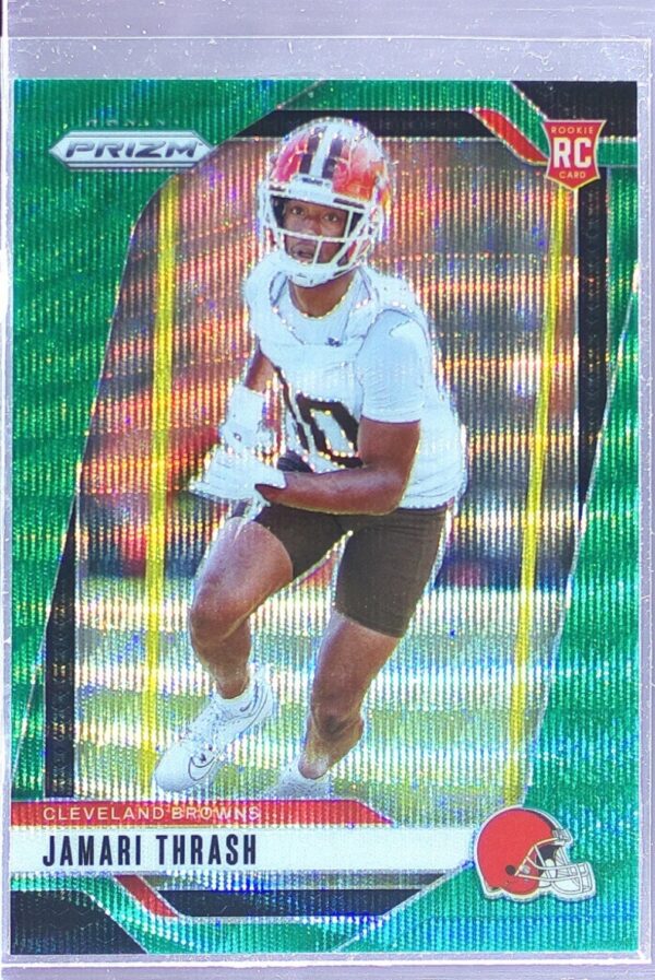 2024 Prizm Jamari Thrash Green Wave RC 340 Browns