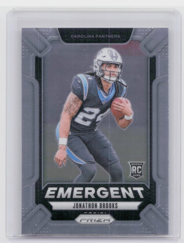 2024 Prizm Jonathon Brooks 9 Panthers Emergent
