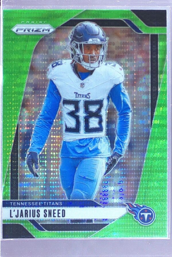 2024 Prizm L'Jarius Sneed Neon Green Pulsar 283 Titans