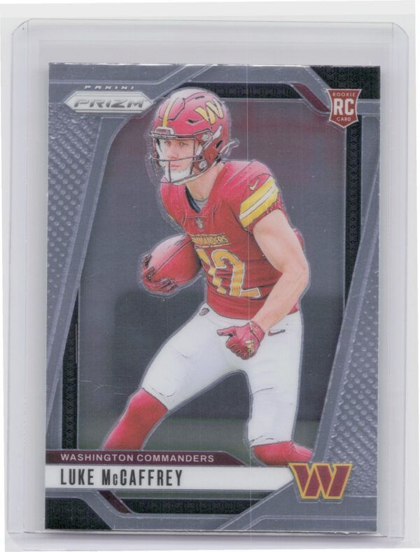2024 Prizm Luke McCaffrey RC 367 Commanders