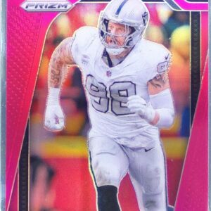 2024 Prizm Maxx Crosby Pink 152 Raiders