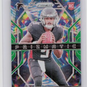 2024 Prizm Michael Penix Jr. 10 Falcons Prizmatic Wave Green Prizm