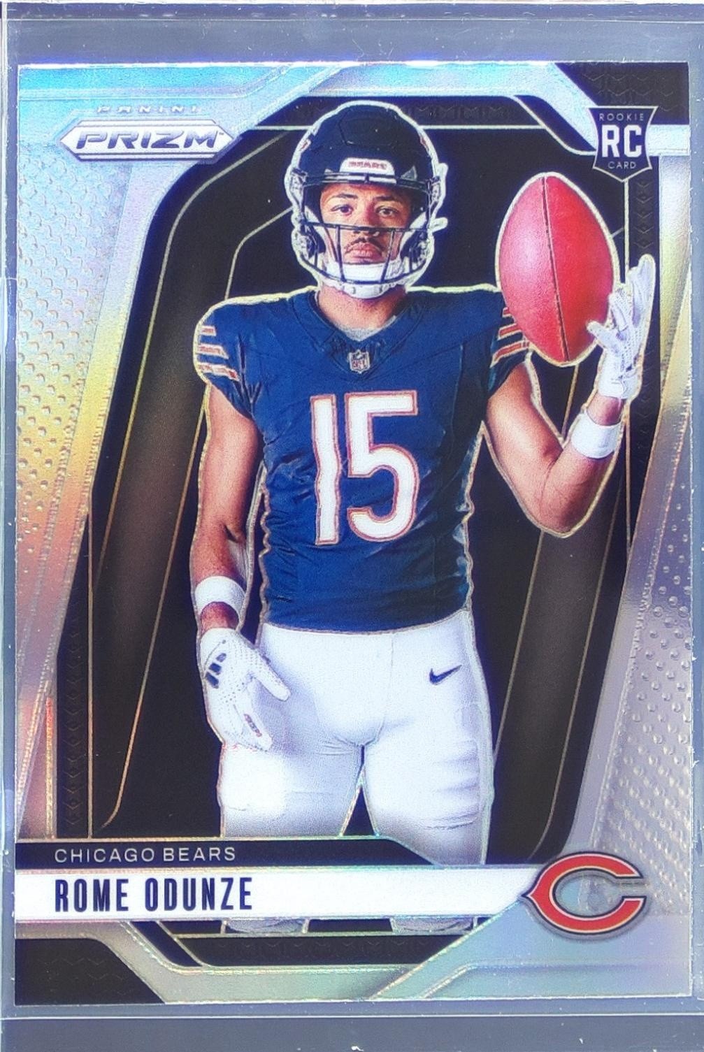 2024 Prizm Rome Odunze RC #36 Bears Rookie Variations Silver Prizm