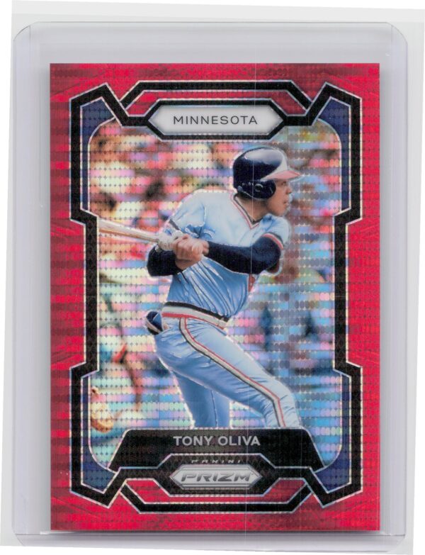 2024 Prizm Tony Oliva Red Pulsar Prizms /399 #27 Twins