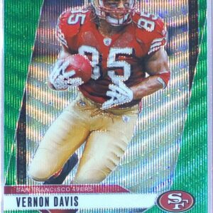 2024 Prizm Vernon Davis Green Wave 258 49ers