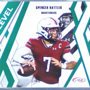 2024 SAGE HIT Spencer Rattler Green RC 99 Gamecocks