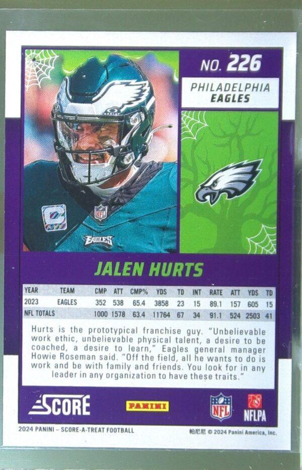 2024 Score-A-Treat Jalen Hurts #226 Eagles - Image 3