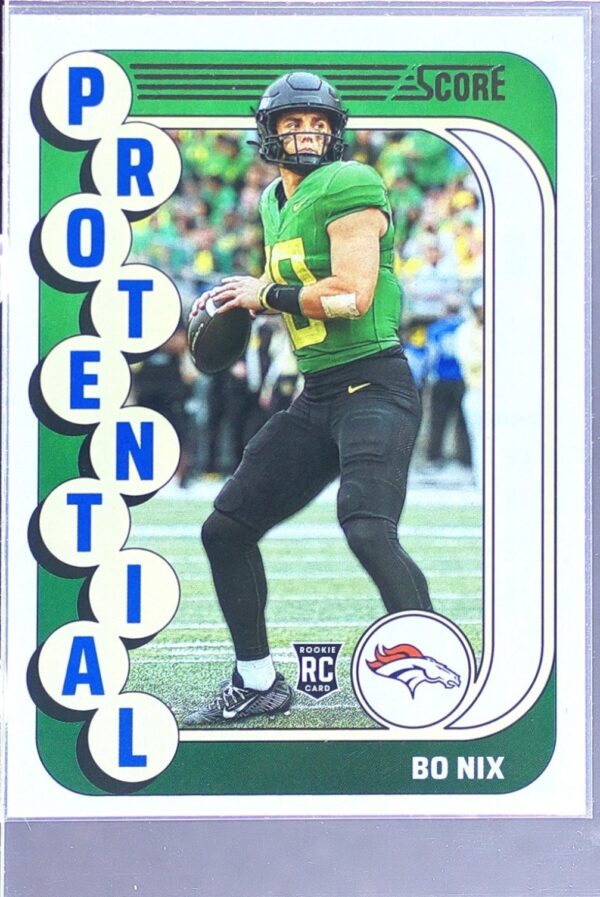 2024 Score Bo Nix RC #11 Broncos Protential