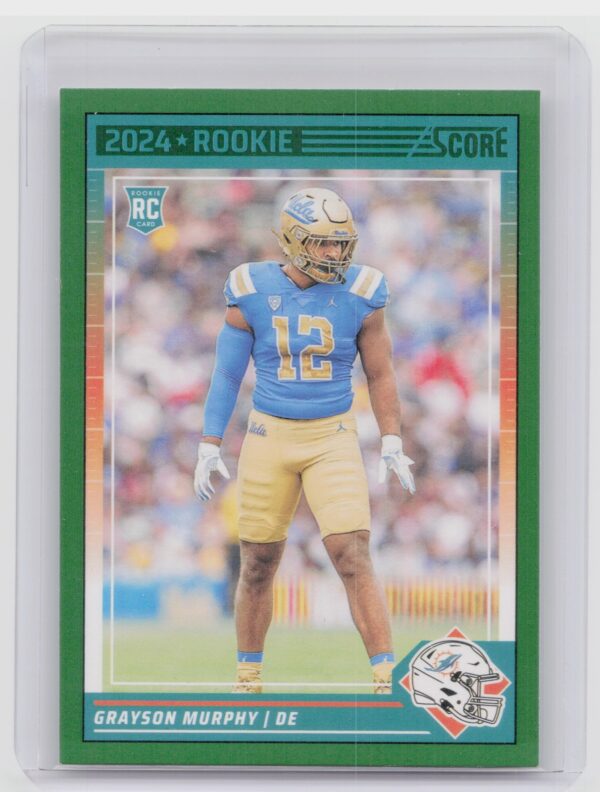 2024 Score Grayson Murphy Green RC 388 Dolphins