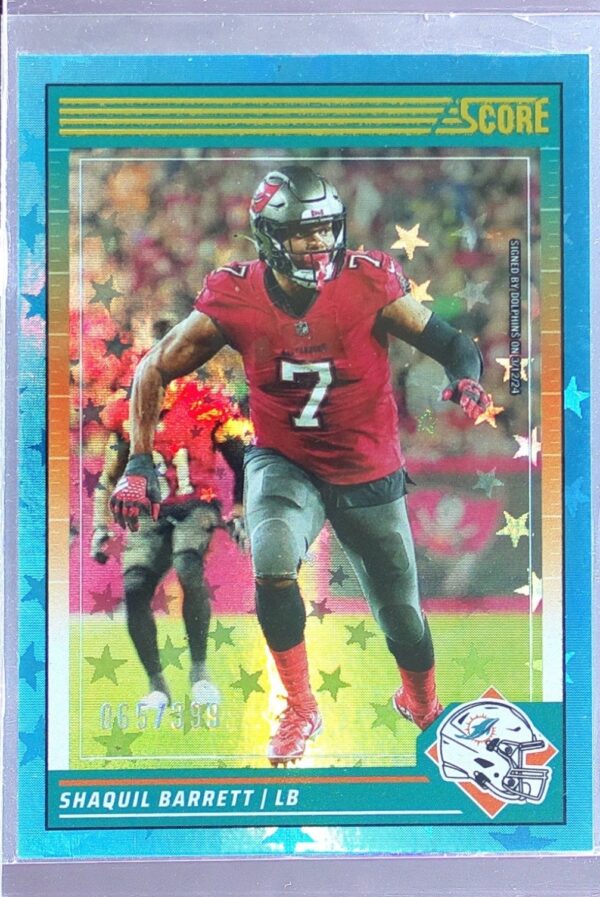 2024 Score Shaquil Barrett Stars /399 267 Dolphins