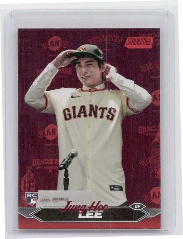 2024 Stadium Club Jung Hoo Lee Red Foil RC #274 Giants
