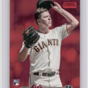 2024 Stadium Club Kyle Harrison Red Foil RC #241 Giants