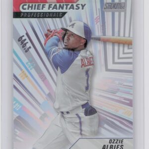 2024 Stadium Club Ozzie Albies #CFPRO-18 Braves Chief Fantasy Professionals