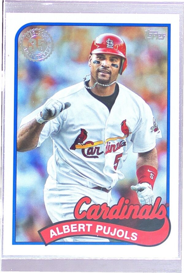 2024 Topps Albert Pujols #89B-7 Cardinals 1989 Topps Baseball 35th Anniversary