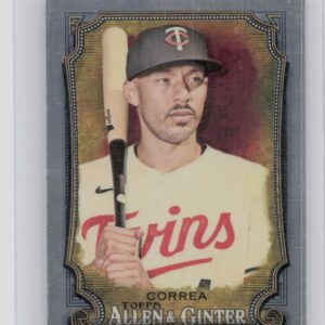 2024 Topps Allen & Ginter Carlos Correa Silver Portrait #90 Twins