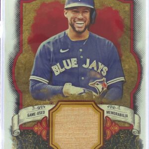 2024 Topps Allen & Ginter George Springer VAR JSY #AGR-GSP Jays Full Size Relics