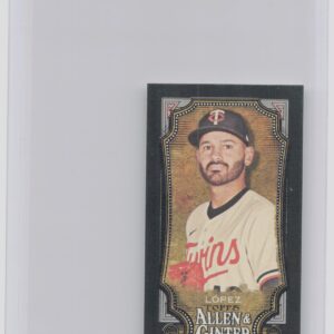 2024 Topps Allen & Ginter Pablo Lopez Mini Black Border #321 Twins