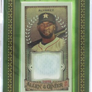 2024 Topps Allen & Ginter Yordan Alvarez JSY #MFR-YA Astros Framed Mini Relics